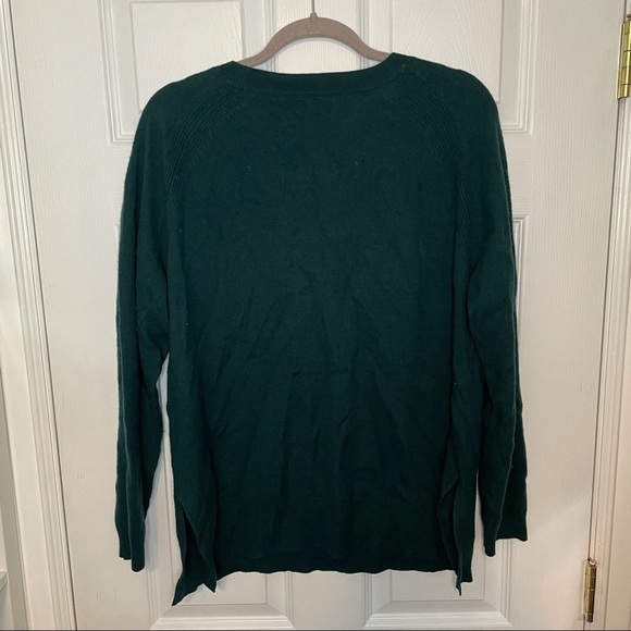 PART Two Copenhagen Teal Green Wool Blend Pullover Sweater Large - Picture 3 of 7